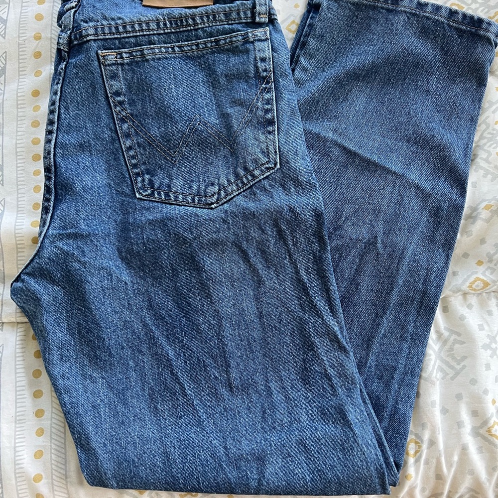 Wrangler Men's Straight Jeans - Blue